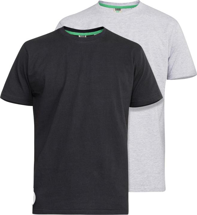 Immagine prodotto DUKE T-shirt Fenton D555 Kingsize Collo rotondo 2-pack (8XL)
