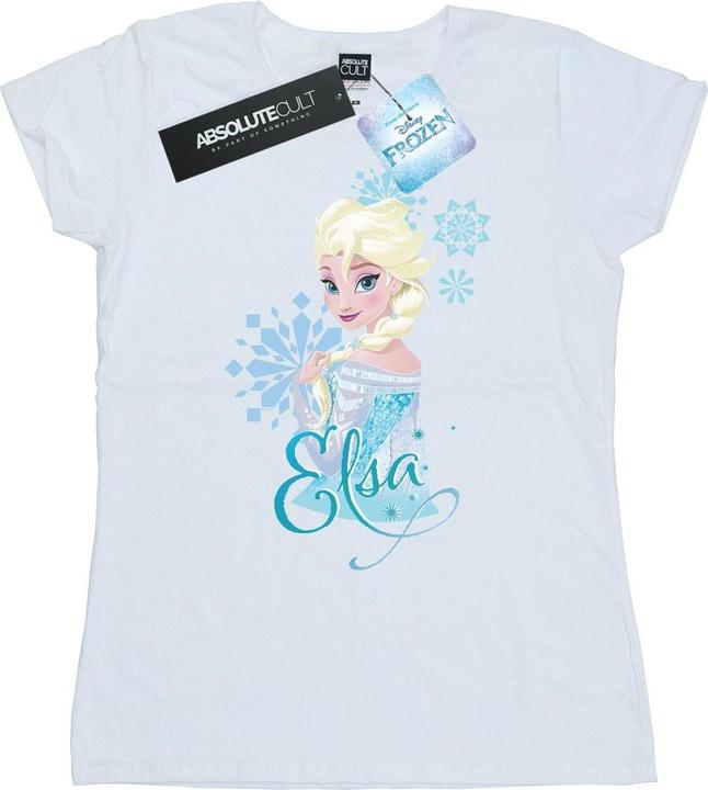 Immagine prodotto Disney Frozen Elsa Snowflakes Maglietta Donna (M)