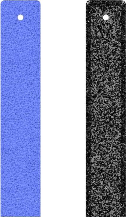 Actual product image Les Georgettes BLEU ARA/Pailletes Métallisées (Leather)