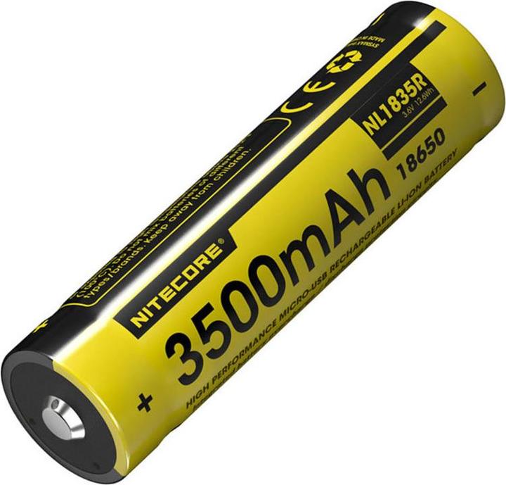 Image du produit Nitecore 18650 Batterie USB 3500mAh NL1835r
