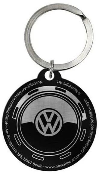 Immagine prodotto Nostalgic-Art Merchandising Portachiavi VW Wheel Ø 4 cm, 1 pezzo, Multicolore