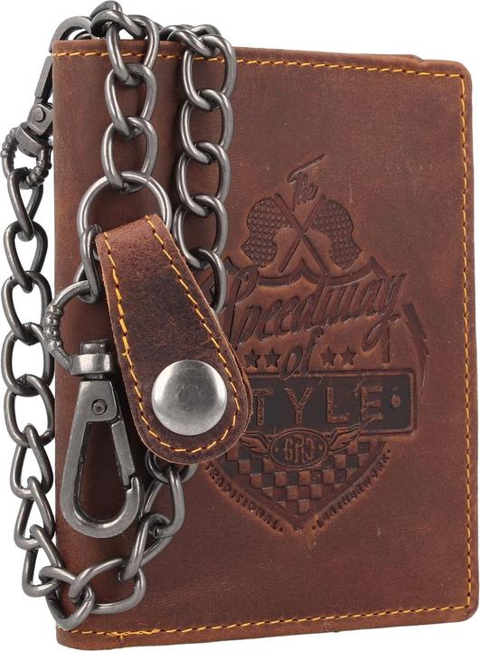 Actual product image Greenburry Racing Collection Nashville wallet RFID leather 10 cm
