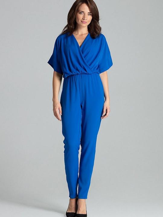 Saphirfarbener Overall