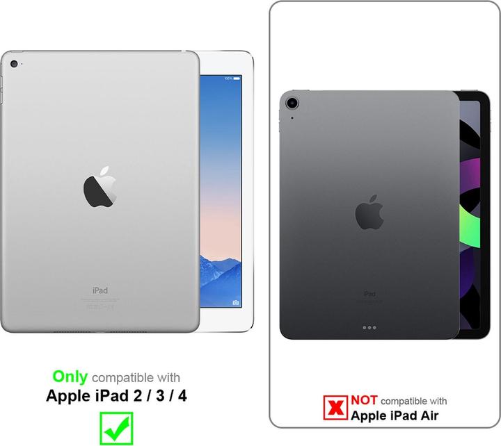 Produktbild Cadorabo Tablet Book Hülle Bunter Marmor (3, 4, IPad 2)