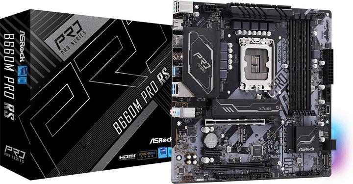 Image du produit AsRock B660M Pro RS (LGA 1700, Intel B660, mATX)