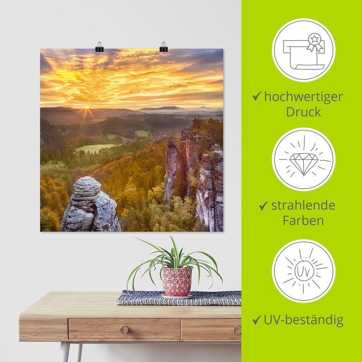 Actual product image Artland Saxon Switzerland Ferdinandstein U4XC (30x30 cm)