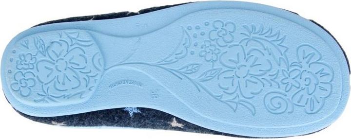 Actual product image Universal Textiles Womens/Ladies Ellie Star Motif Mule Slippers (42)