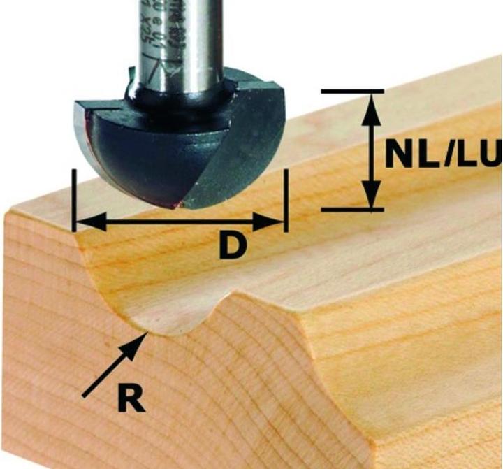 Immagine prodotto Festool Fresa a raggio convesso HW S8 R12,7