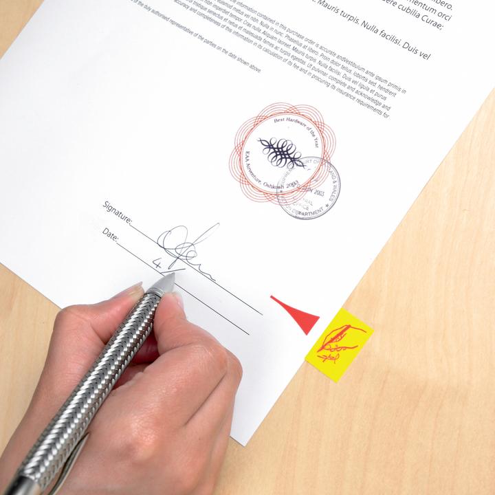 Image du produit Post-it Index Signature (25 x 43 mm)