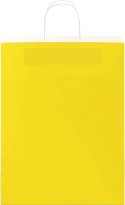 Produktbild VidaXL Kraftpapiertüten 50 Stk. mit Henkel Gelb 32x12x42 cm Papiertüte (Geschenktüte, 50 x)