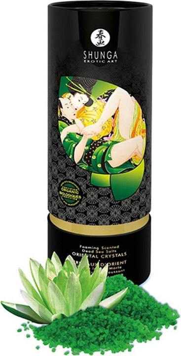 Actual product image Shunga Oriental Crystals Bath Salts Lotus Flower 500 gram (Bath pearls)