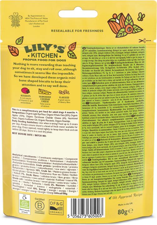 Actual product image Lily's Kitchen Training Treats (Adult, 1 pcs., 80 g)