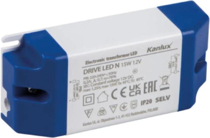 Actual product image Kanlux Electronic transformer DRIVE LED White 23861