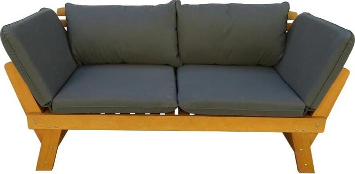 Actual product image Contini 2-seater sofa with cushions, anthracite/eucalyptus