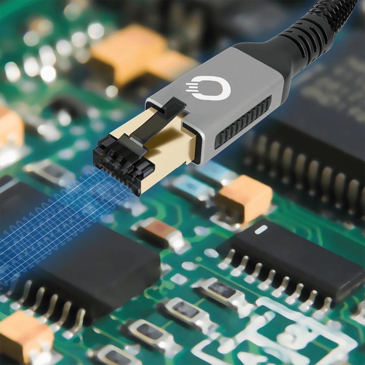 Produktbild Oehlbach RJ45 Streaming Netzwerkkabel 3.0m (CAT8.1, 3 m)