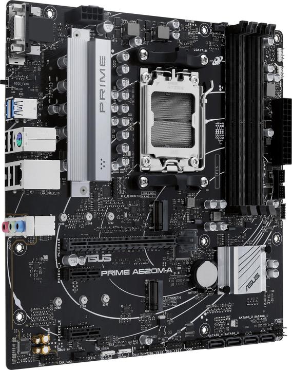 Actual product image ASUS Prime A620M-A-CSM (AM5, AMD SoC, mATX)