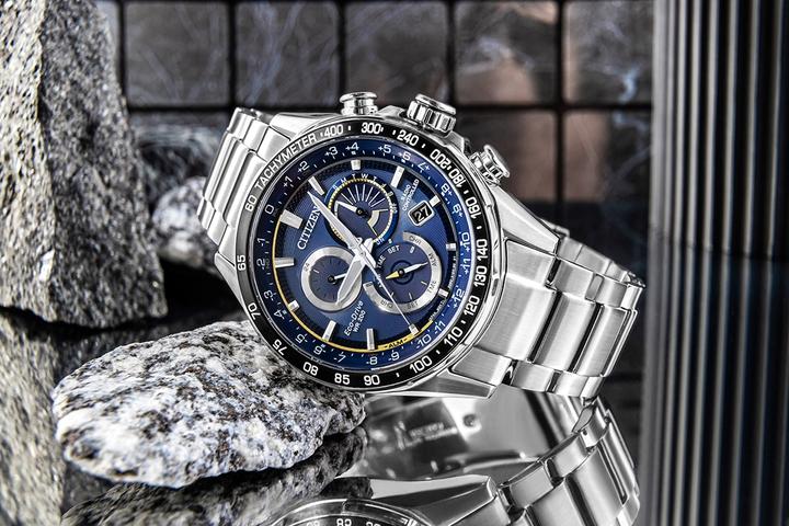 Actual product image Citizen CB5914-89L Eco-Drive (Power reserve display, Radio-controlled clock, 43 mm)