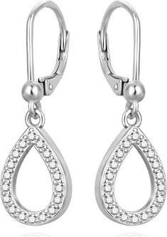 Produktbild Agato Matching silver earrings with zircons AGUC3522