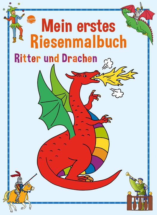 Produktbild Ritter und Drachen. Mein erstes Riesenmalbuch