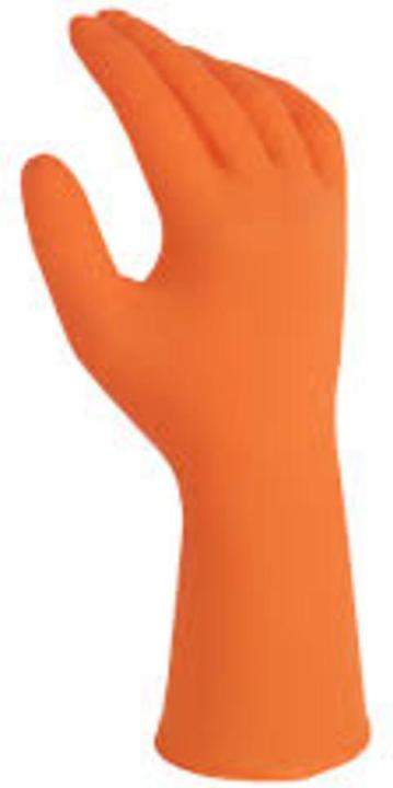 Produktbild Dragon Shield Handschuh SHIELDskin Xtreme Orange Nitril 300 DI, Grösse L/9 (9, L)