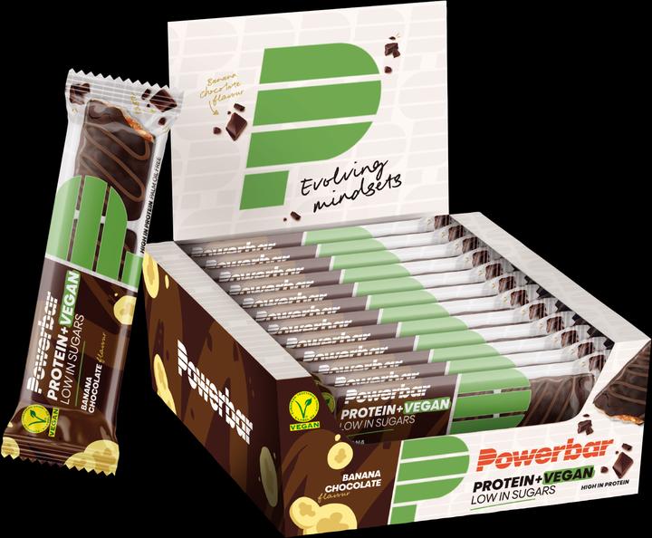Actual product image Powerbar Protein Plus Low Sugar Vegan (Banana Chocolate, 1 pcs., 504 g)
