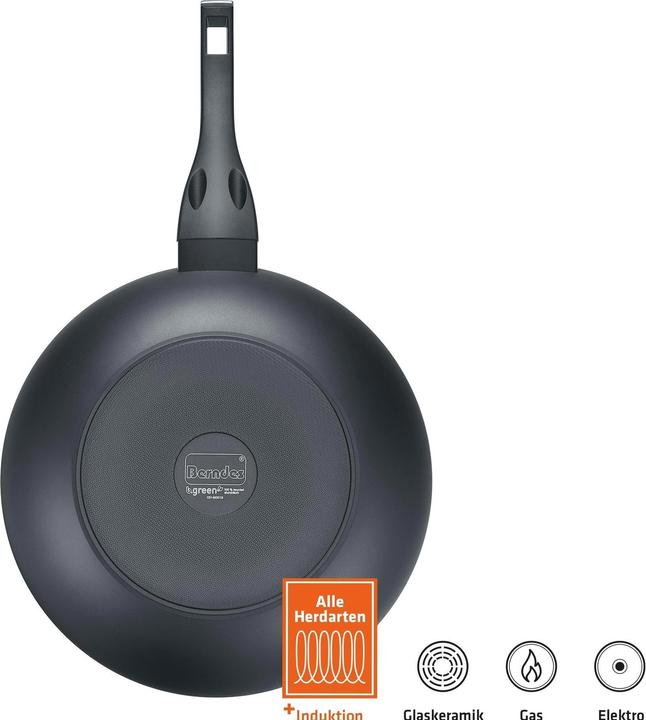 Immagine prodotto Berndes Wok Alu Recycled Induction 28 cm (28 cm, Wok, Alluminio)