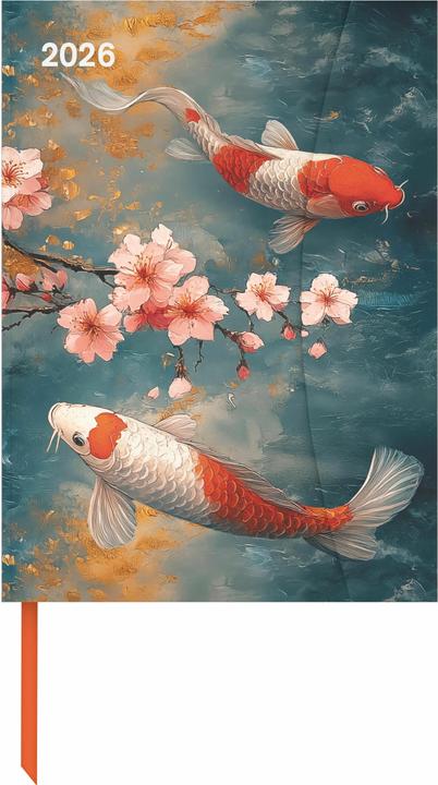 Produktbild Japanese Papers 2026 - Diary - Buchkalender - Taschenkalender - 16x22 (16 x 22 cm, Niederländisch, Englisch)