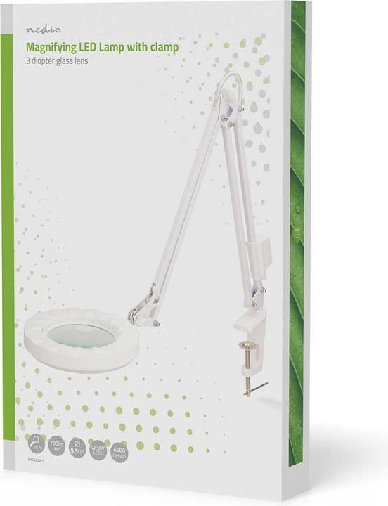 Actual product image Nedis Magnifying lamp | Lens power: 3 dioptres | 6500 K | 6 W | 700 lm | White (700 lm)