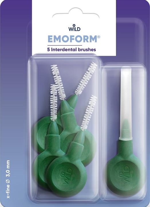 Image du produit Emoform Interdentalbürsten 3.0mm dunkelgrün (5 x, 3 mm)