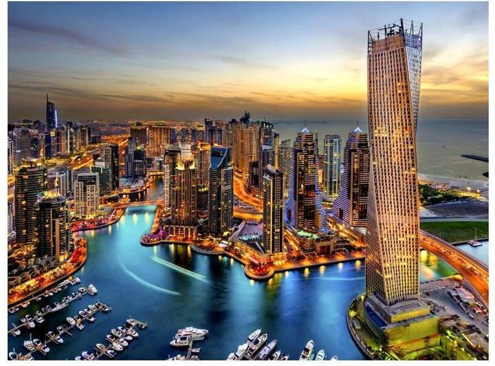 Actual product image Enjoy Puzzle ENJOY-2072 - Dubai Marina at Night, jigsaw puzzle, 1000 pieces (1000 pieces)