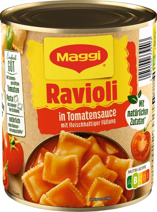 Actual product image Maggi Ravioli in tomato sauce (800 g)