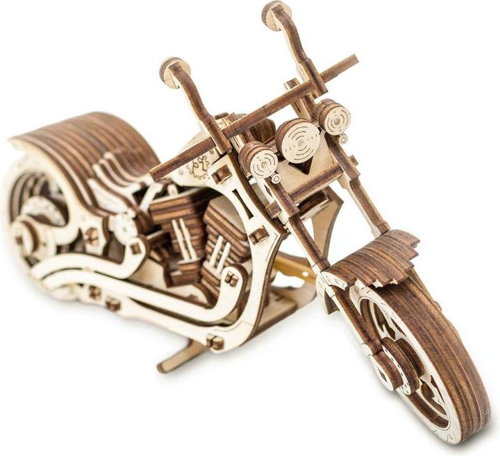 Actual product image Eco Wood Art Motorcycle Cruiser