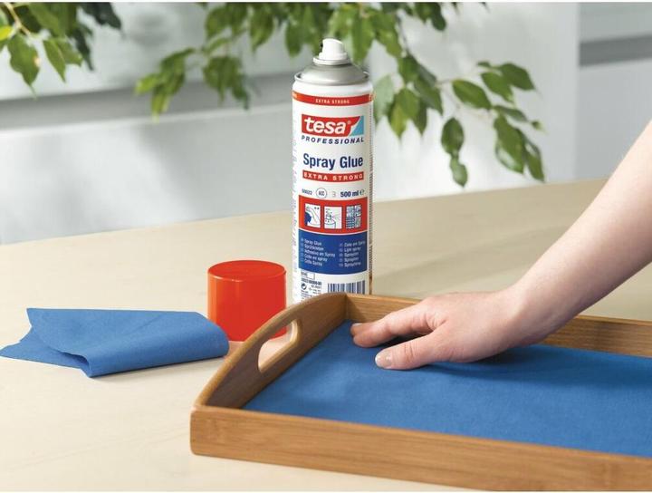 Produktbild tesa Sprühkleber EXTRA STRONG, starker Klebstoff zum Sprühen, 500ml Dose (469 g, 500 ml)