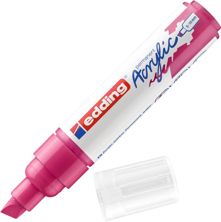 Immagine prodotto Edding Marcatore acrilico 5000 Wide (Magenta blu, 10 mm, 1 x)