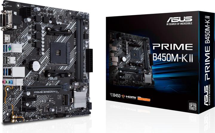 Produktbild ASUS PRIME B450M-K II (AM4, AMD B450, mATX)
