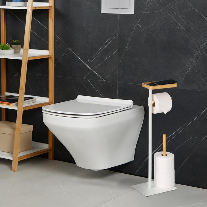 Actual product image Relaxdays Toilet-Roll Holder