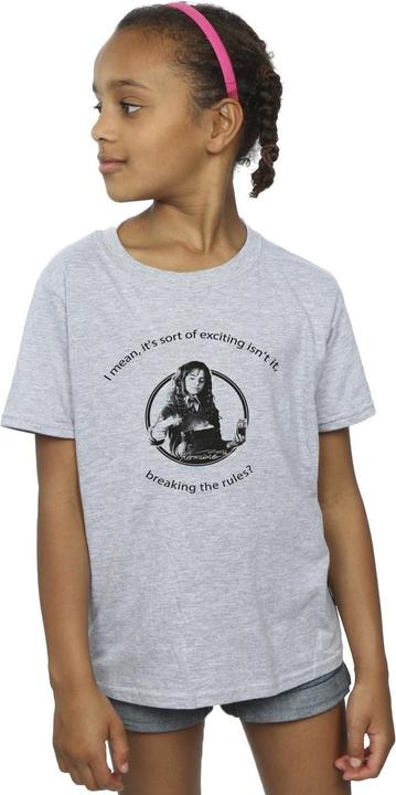 Actual product image Girls Hermione Breaking The Rules Cotton T-Shirt (116)