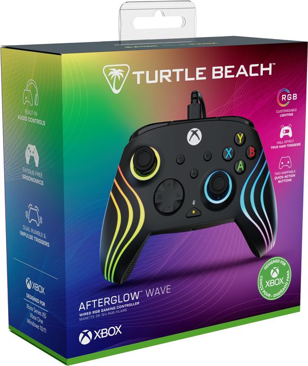 Actual product image Turtle Beach Afterglow Wave Wired Controller · XB · Black (Xbox One S, Xbox Series X, Windows)