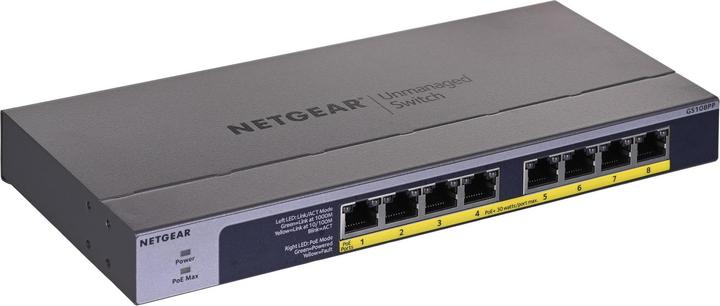 Immagine prodotto Netgear Gs108pp (8 Porti)