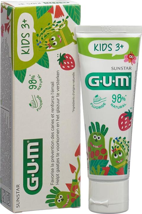 Actual product image GUM Kids Toothpaste Strawberry (50ml) (50 ml)