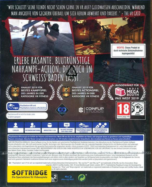 Image du produit Coinflip Studios Légendes Ninja (PS4, DE)
