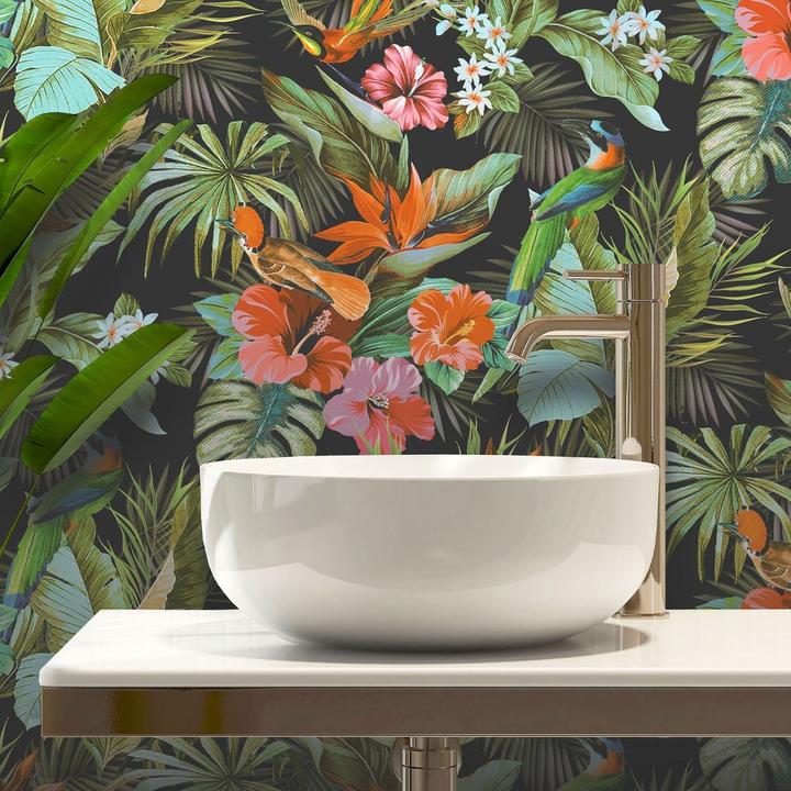 Produktbild Rasch Strukturtapete Paradise Vögel