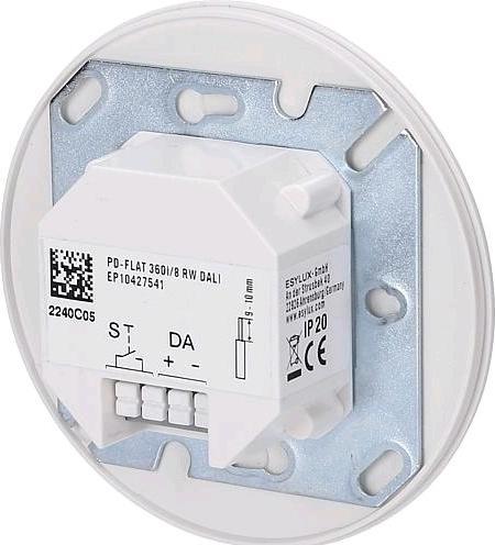 Image du produit Esylux Détecteur de présence PDFLAT 360i/8 encastré DDALI ws (8 m)