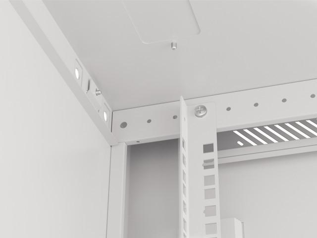 Actual product image Lanberg Wall rack 19 " 12U 600x600mm gray (12 RU, 19 inch rack)