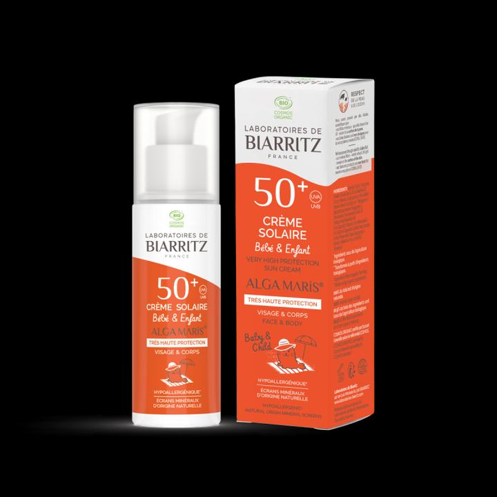 Image du produit Laboratoires de Biarritz Alga Maris (Crème solaire visage, SPF 50+, 50 ml, 88 g)