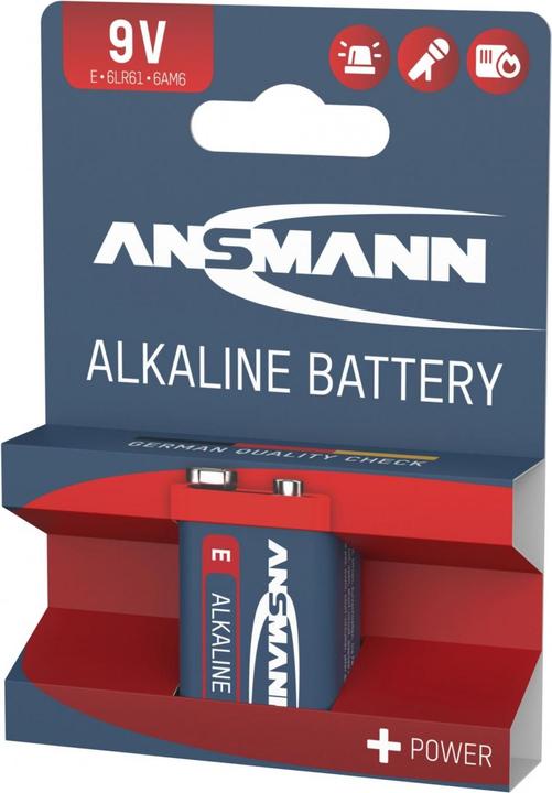 Produktbild Ansmann Alkaline 9V-Block red-line (1 Stk., 9V Block, 550 mAh)