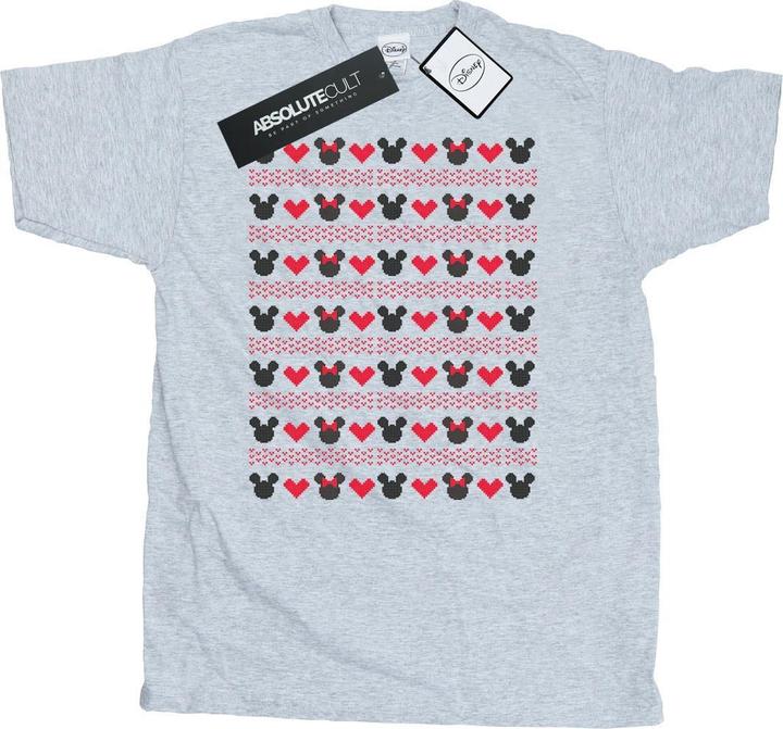 Disney Mickey And Minnie Christmas Hearts TShirt (XXL)