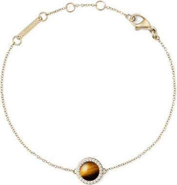 Produktbild Daniel Wellington Gold-Plated Bracelet With Tiger's Eye And Crystals
