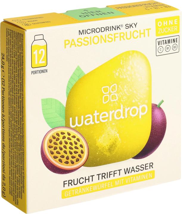 Produktbild Waterdrop Sky (Passionsfrucht, Ananas, 12 x)