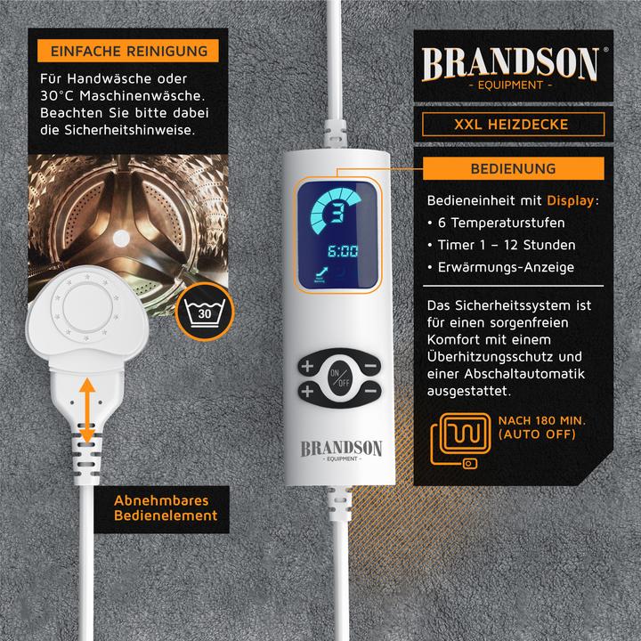 Produktbild Brandson Wärmedecke (180 x 130 cm)